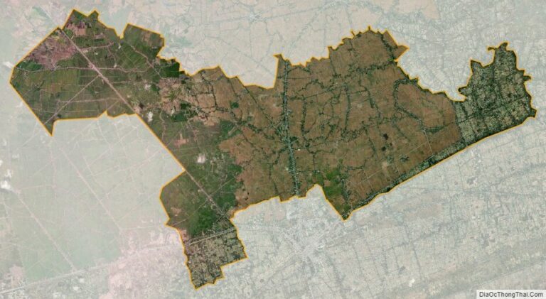 Bản đồ vệ tinh huyện Vĩnh Lợi
