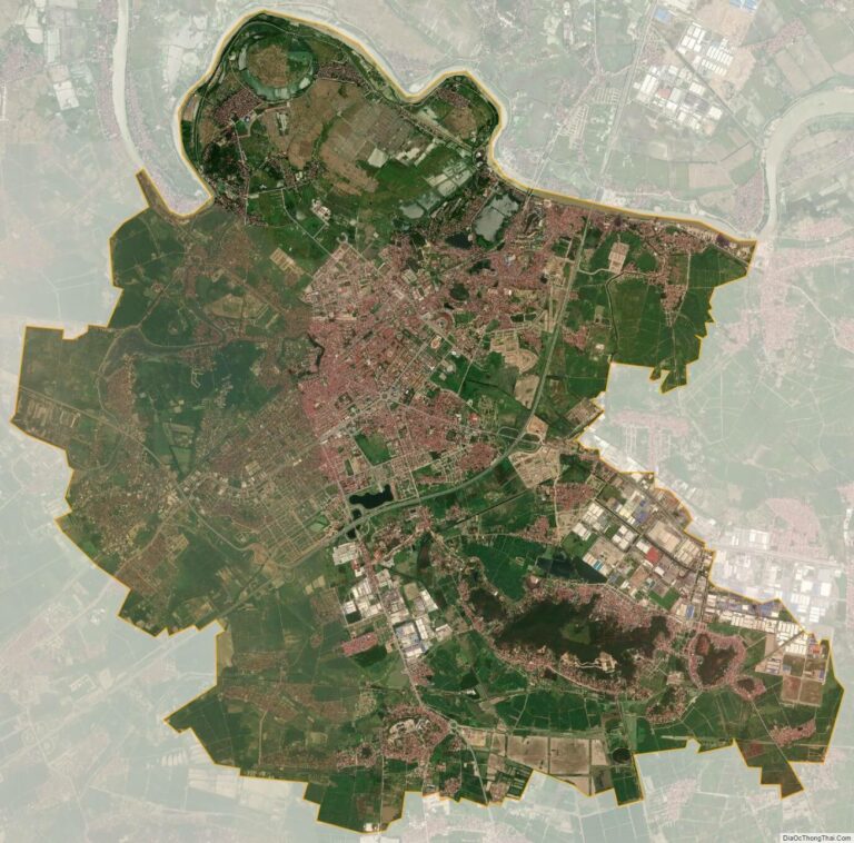 Bac Ninh satellite map
