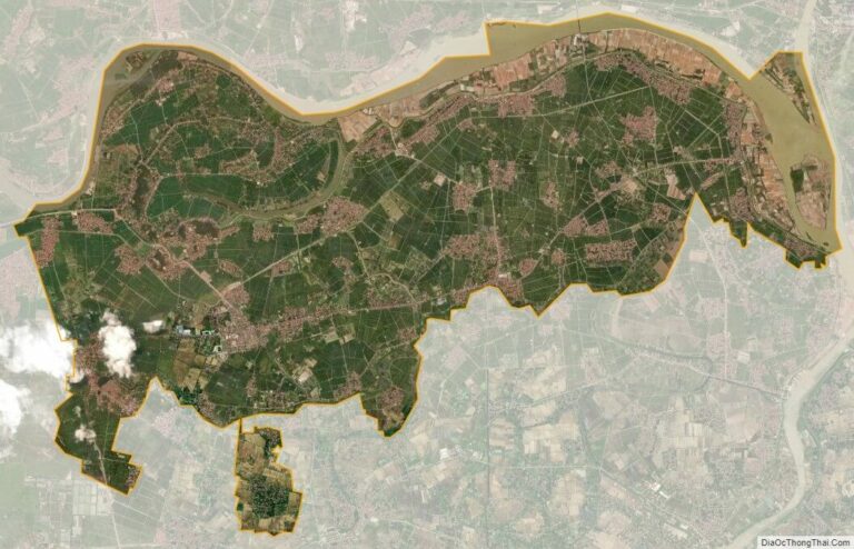 Gia Binh satellite map