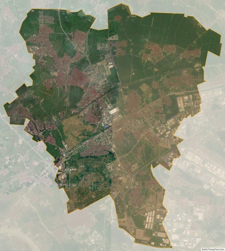 Bản đồ vệ tinh thị xã Từ Sơn