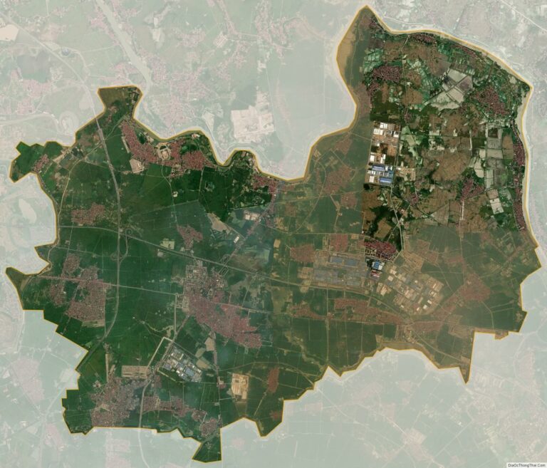Yen Phong satellite map