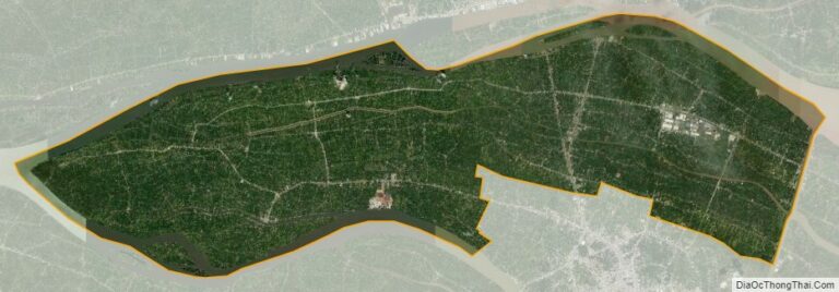 Bản đồ vệ tinh huyện Châu Thành