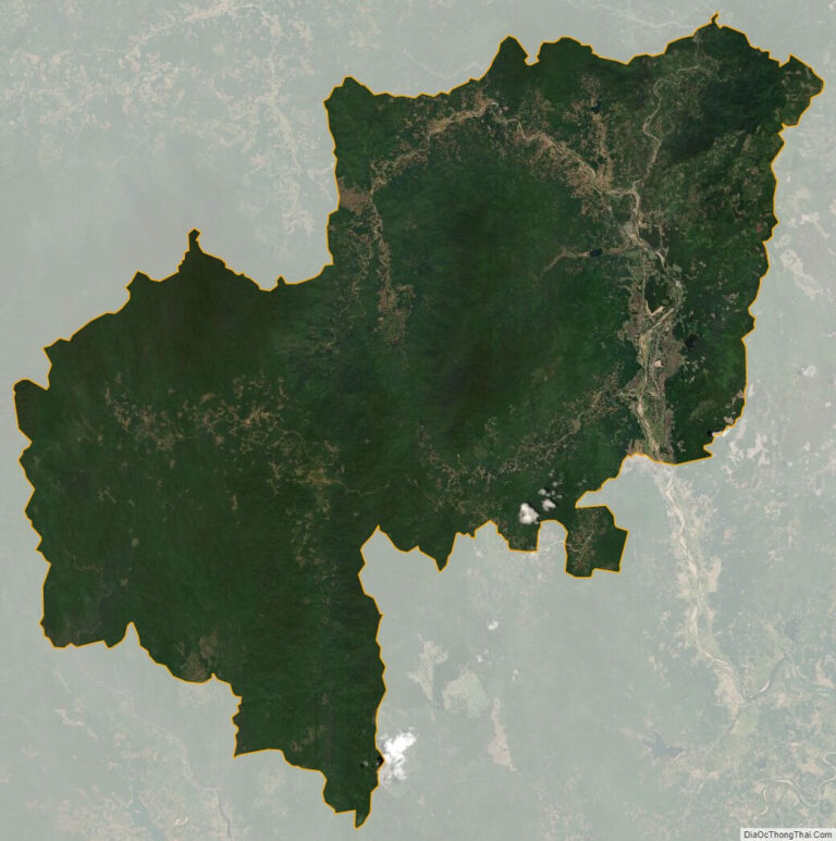 An Lao satellite map