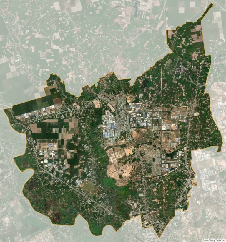 Ben Cat satellite map