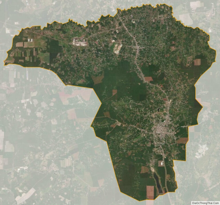 Bản đồ vệ tinh thị xã Bình Long