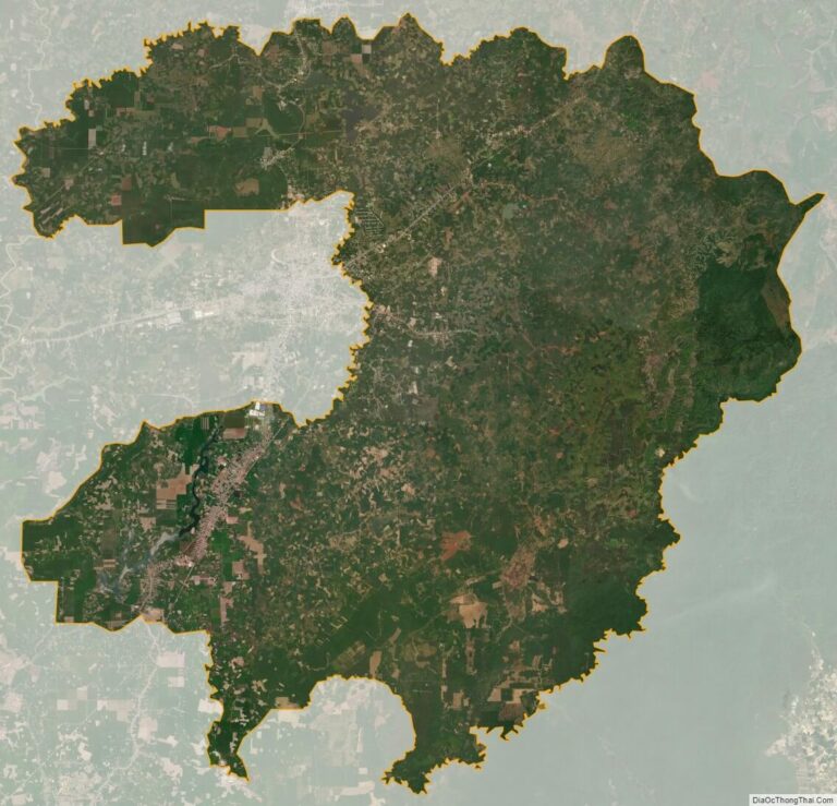 Bản đồ vệ tinh huyện Đồng Phú