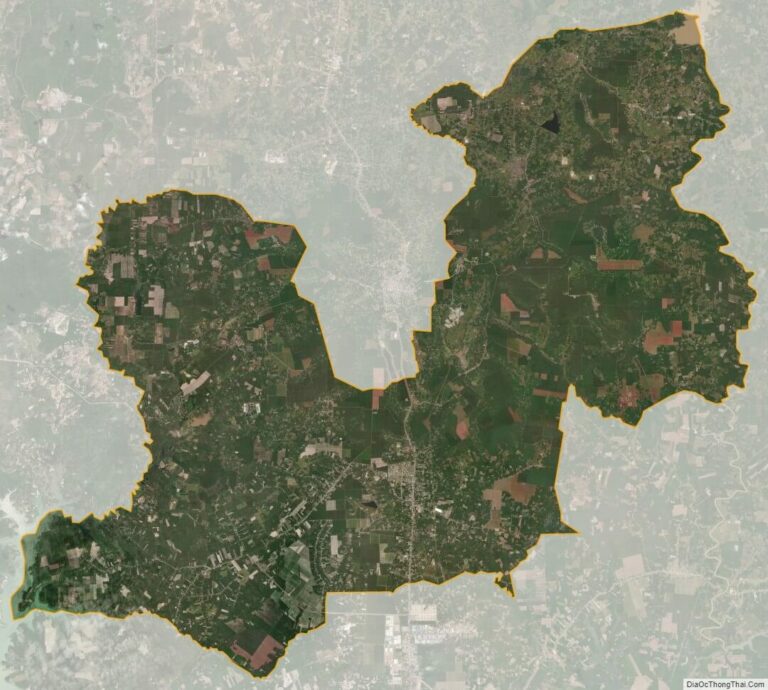 Bản đồ vệ tinh huyện Hớn Quản