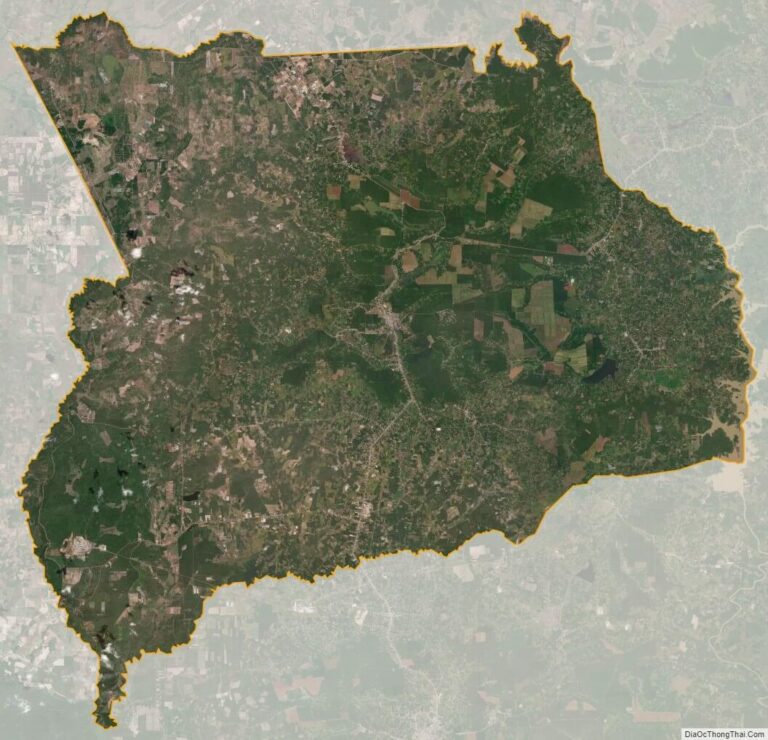 Bản đồ vệ tinh huyện Lộc Ninh