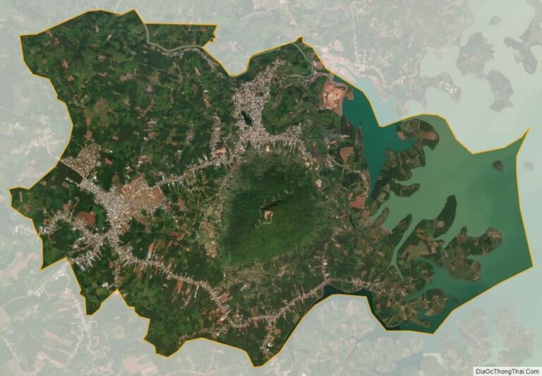 Bản đồ vệ tinh thị xã Phước Long