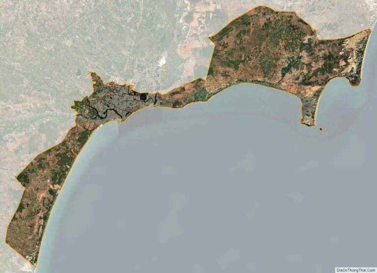 Phan Thiet satellite map