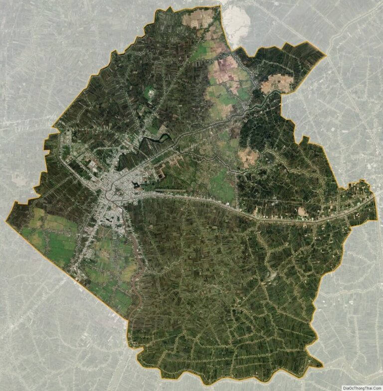 Bản đồ vệ tinh thành phố Cà Mau