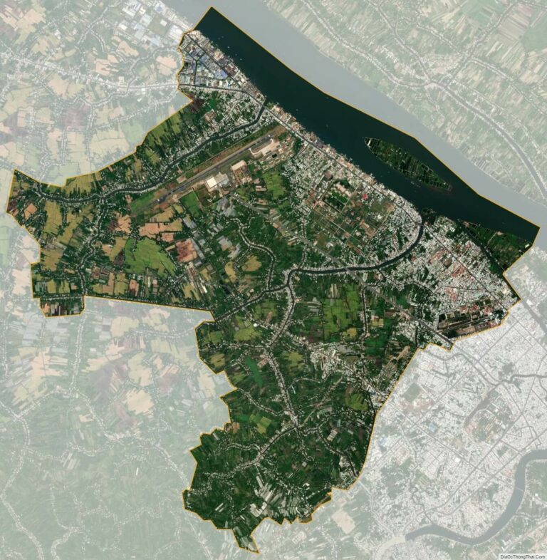 Bản đồ vệ tinh quận Bình Thuỷ