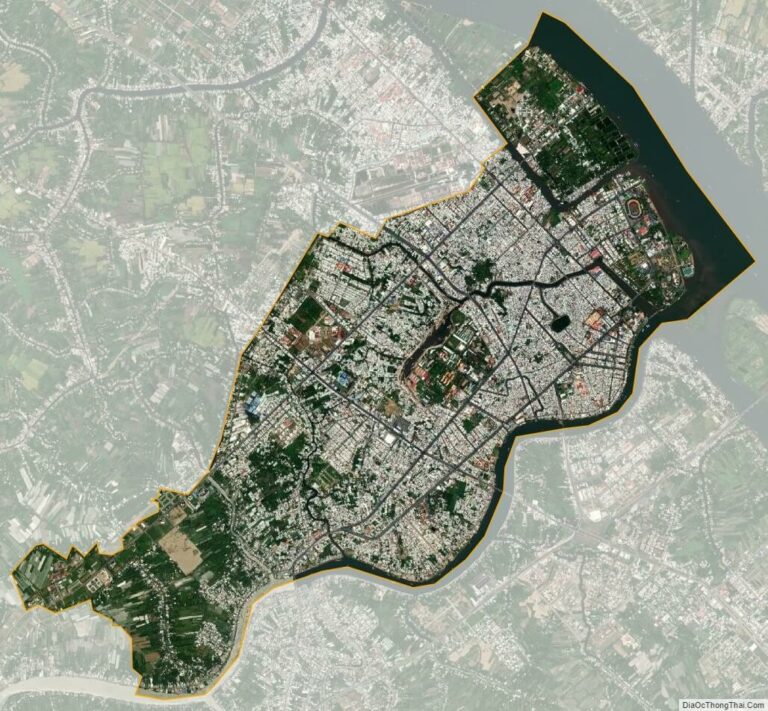 Bản đồ vệ tinh quận Ninh Kiều