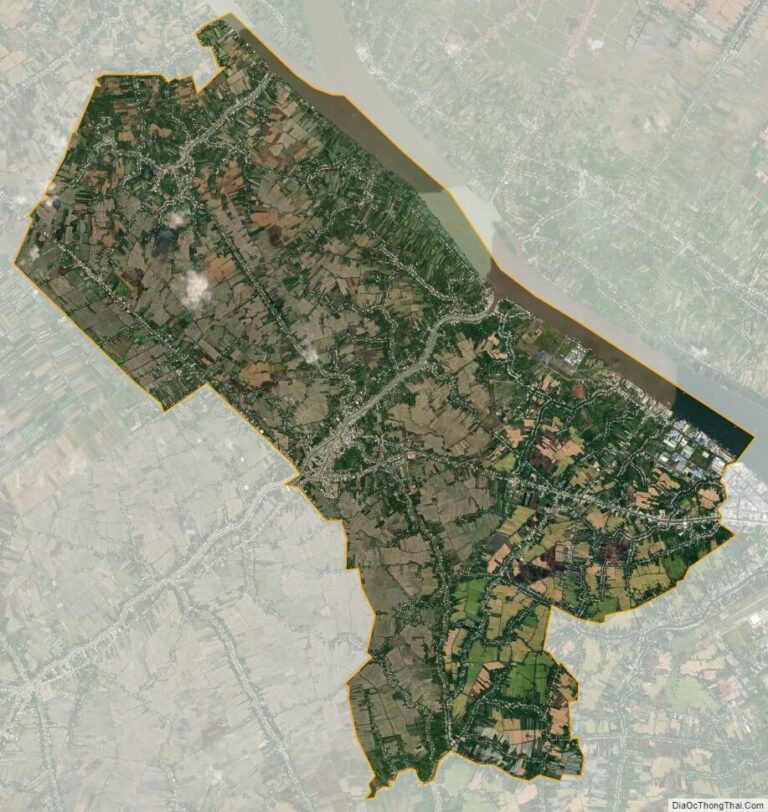 Bản đồ vệ tinh quận Ô Môn