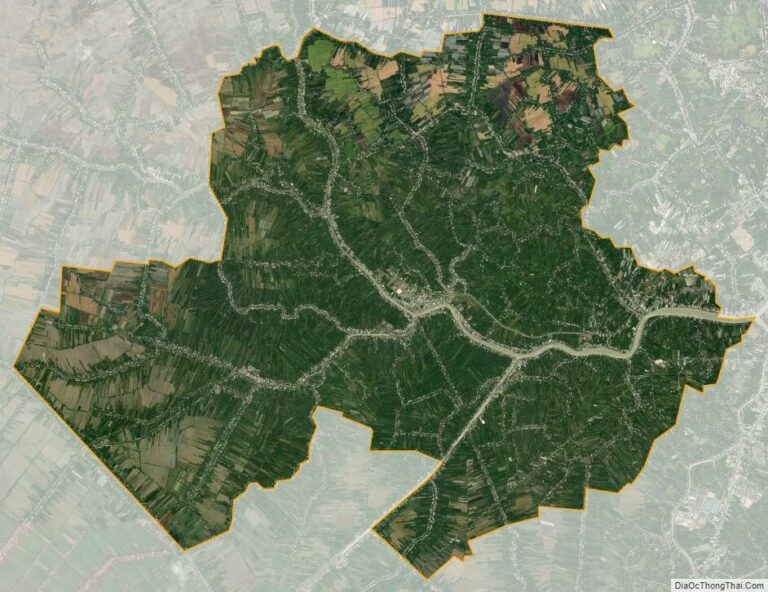 Bản đồ vệ tinh huyện Phong Điền