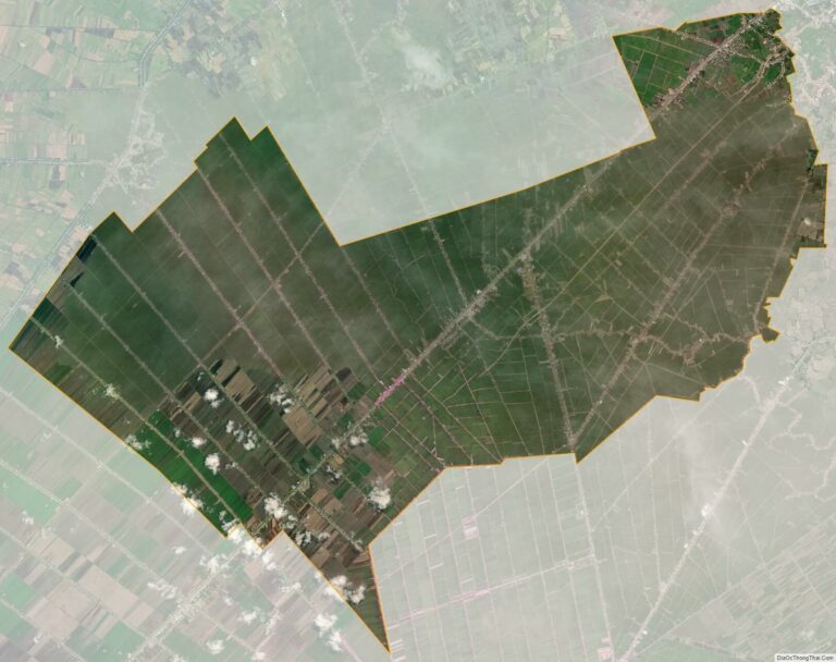 Bản đồ vệ tinh huyện Vĩnh Thạnh