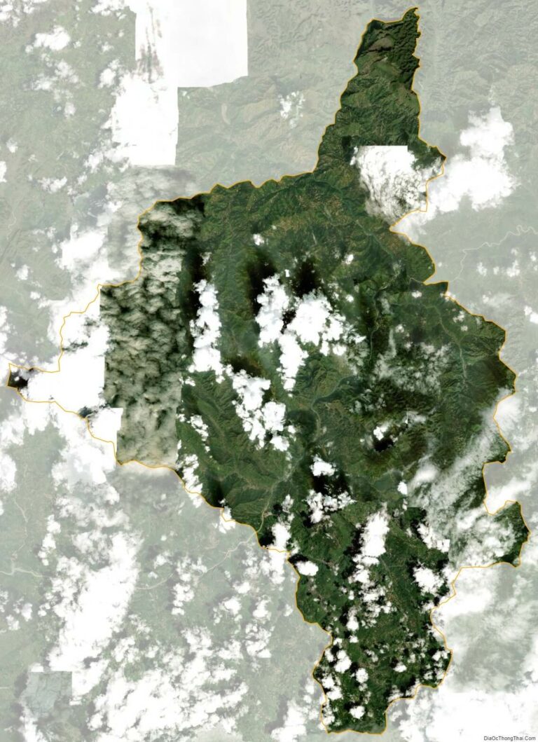 Bản đồ vệ tinh huyện Bảo Lâm