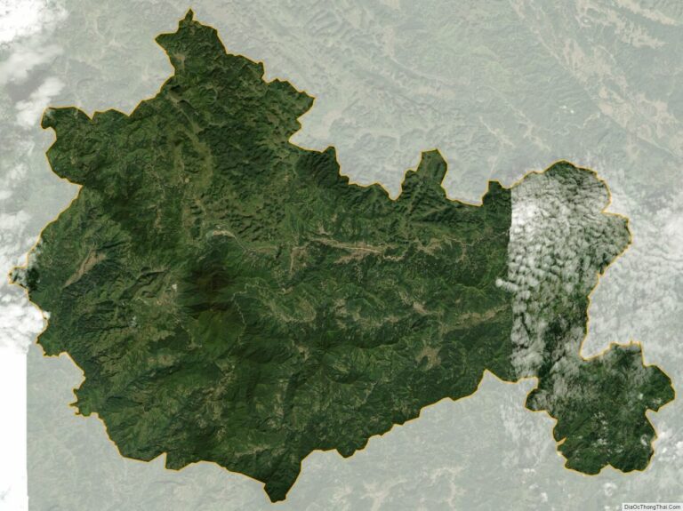 Bản đồ vệ tinh huyện Nguyên Bình
