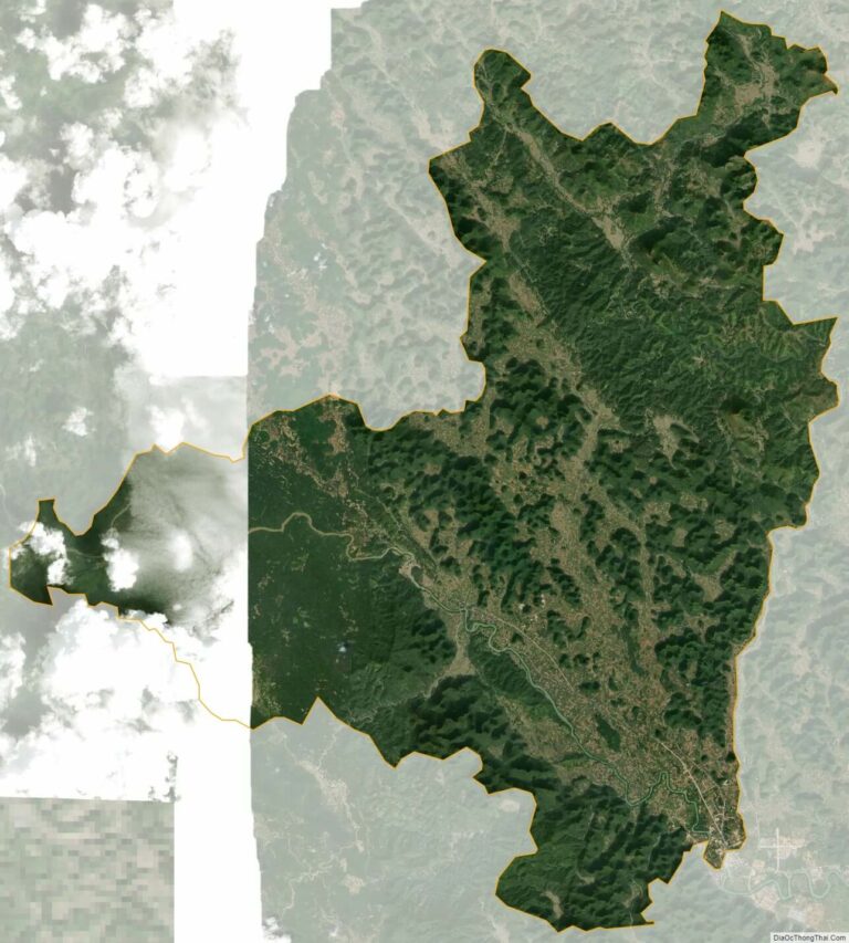 Bản đồ vệ tinh huyện Phục Hoà