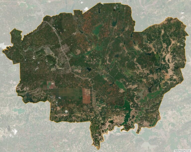 Bản đồ vệ tinh huyện Cư Kuin