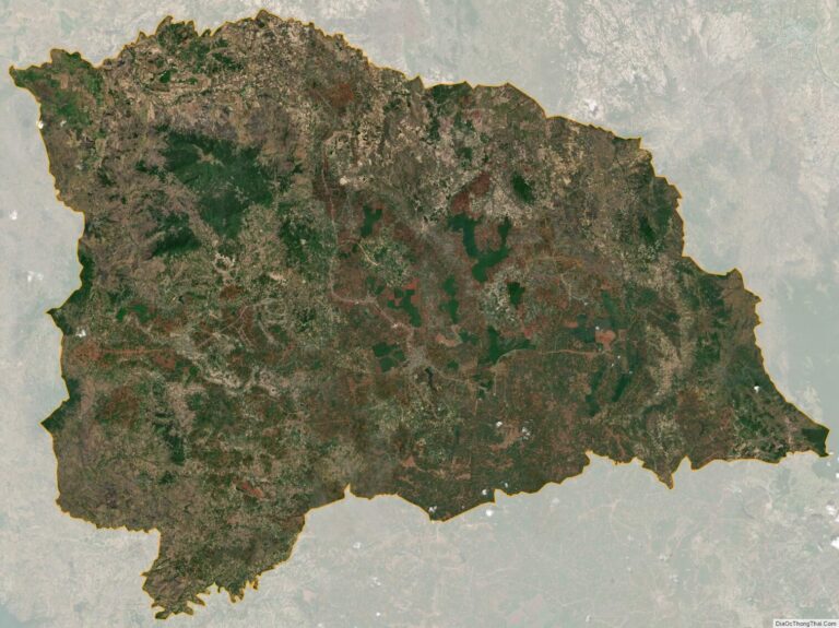 Bản đồ vệ tinh huyện Ea H'leo