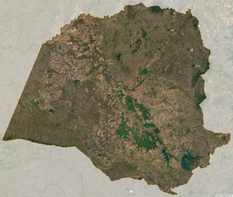 Bản đồ vệ tinh huyện Ea Súp