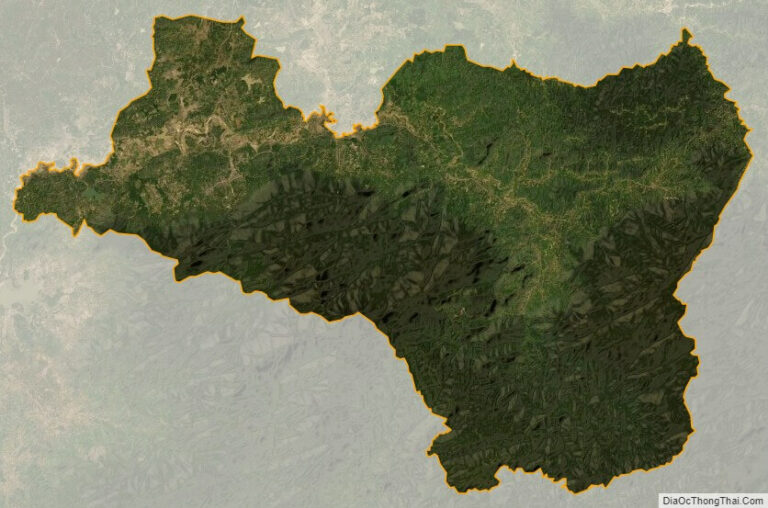 Bản đồ vệ tinh huyện Krông Bông