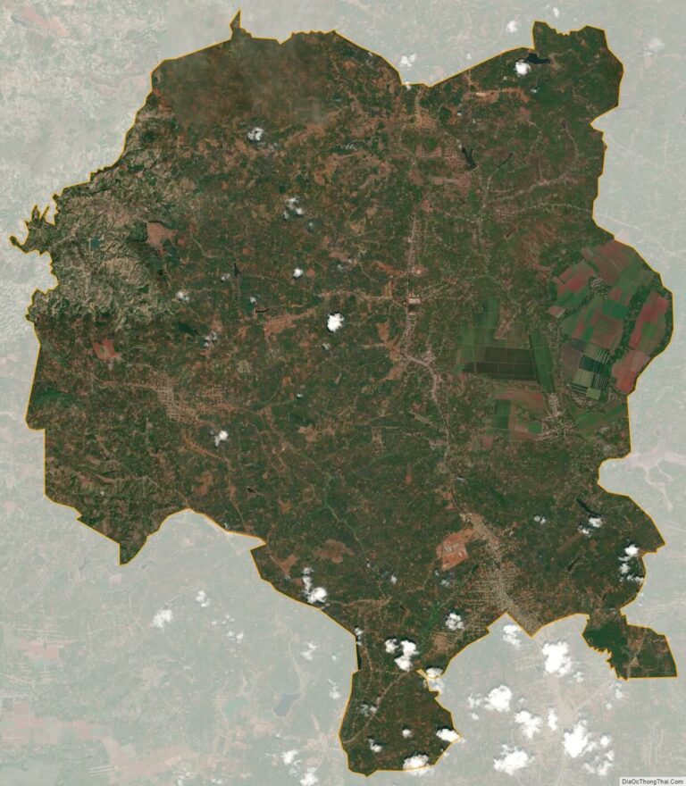 Bản đồ vệ tinh huyện Krông Búk
