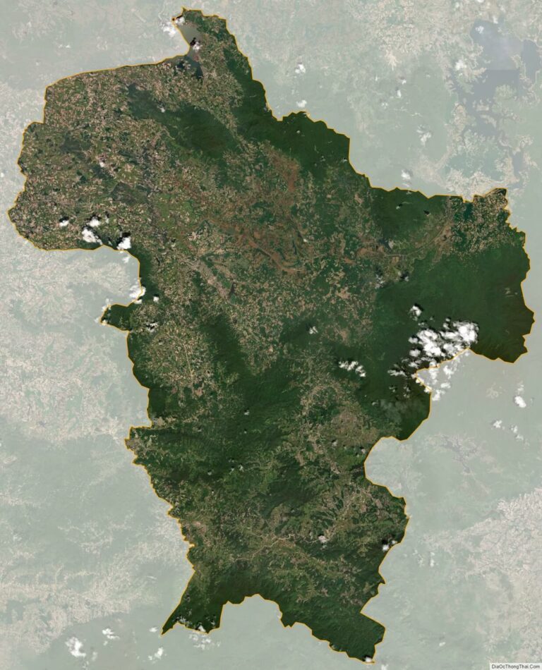 Bản đồ vệ tinh huyện M'Đrắk