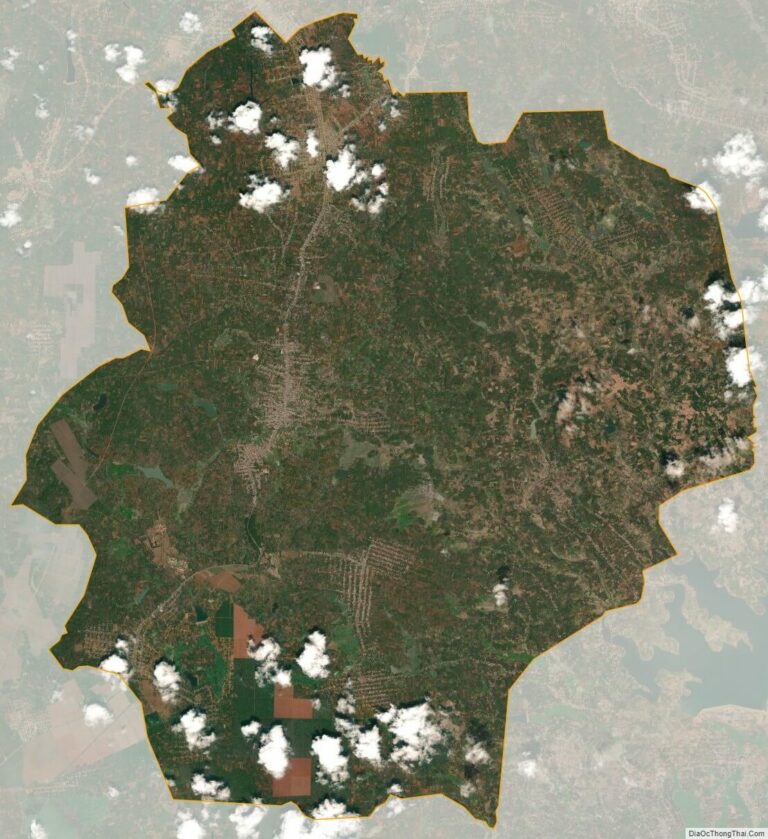 Bản đồ vệ tinh thị xã Buôn Hồ