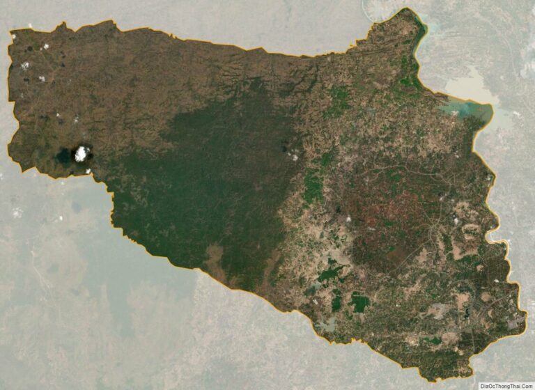 Bản đồ vệ tinh huyện Cư Jút