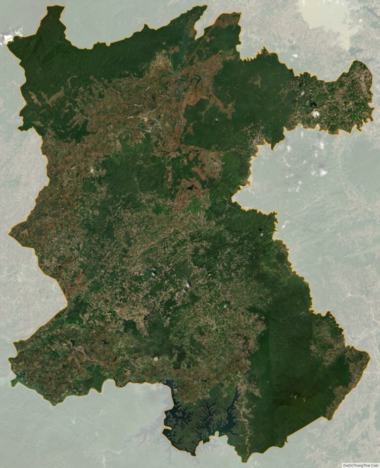 Bản đồ vệ tinh huyện Đăk Glong