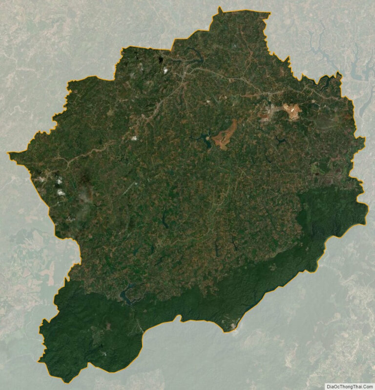 Bản đồ vệ tinh huyện Đắk R'Lấp