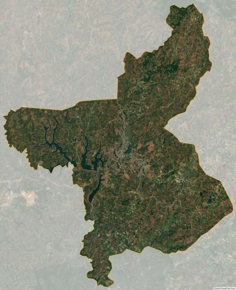 Bản đồ vệ tinh thị xã Gia Nghĩa