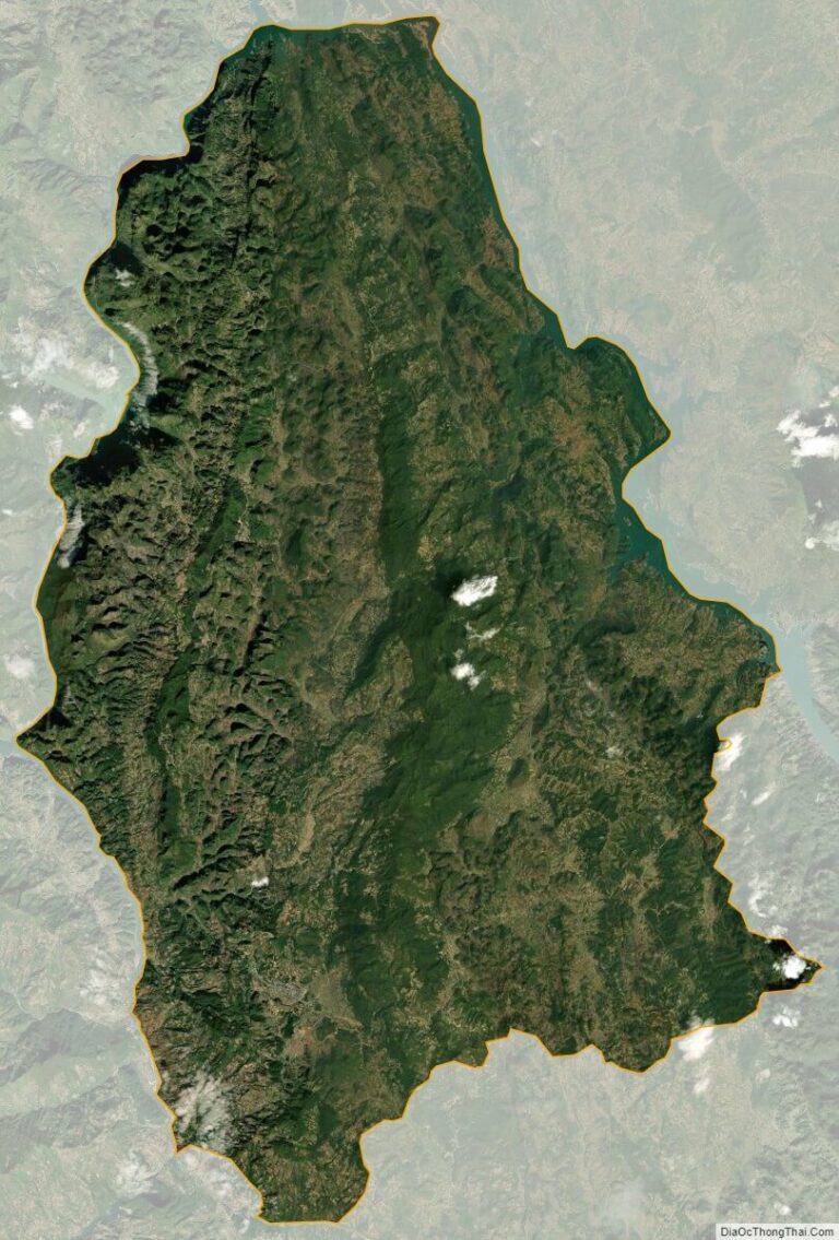 Bản đồ vệ tinh huyện Tủa Chùa