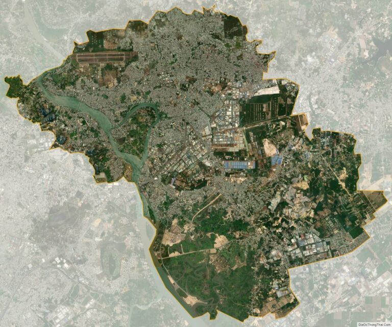 Bản đồ vệ tinh thành phố Biên Hòa