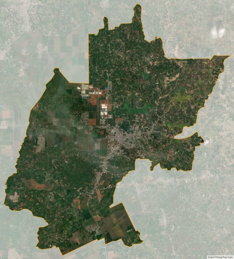 Long Khanh satellite map