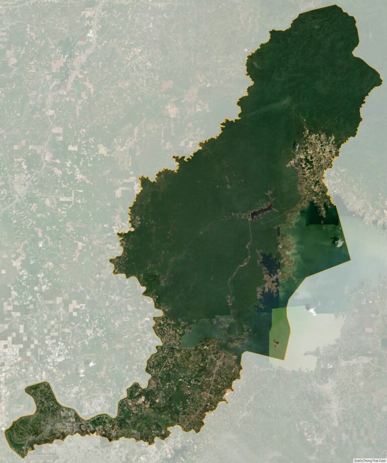 Bản đồ vệ tinh huyện Vĩnh Cửu