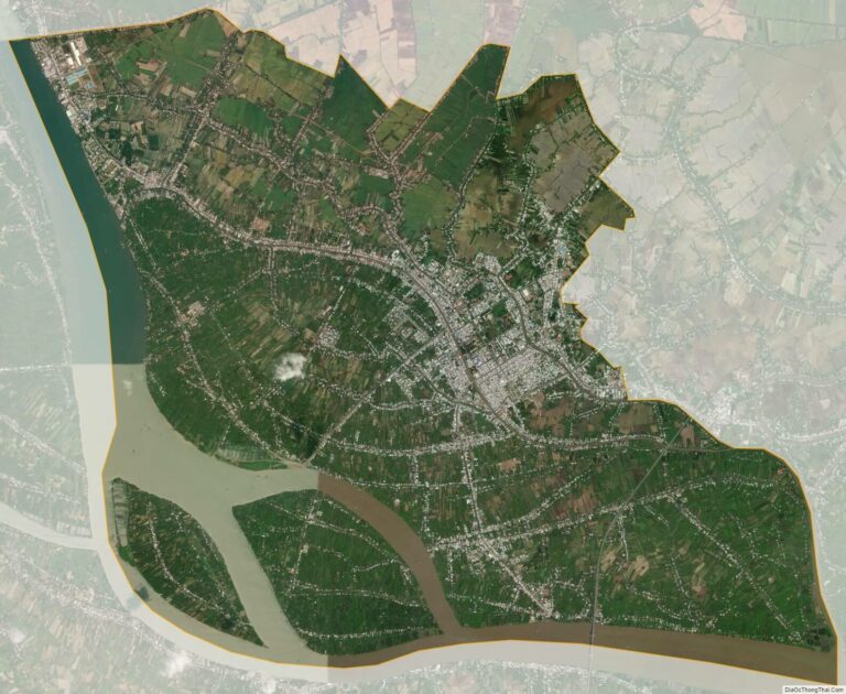 Bản đồ vệ tinh thành phố Cao Lãnh