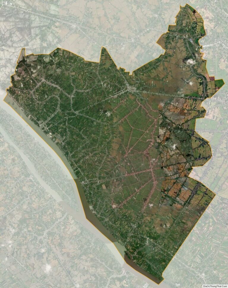 Bản đồ vệ tinh huyện Lai Vung