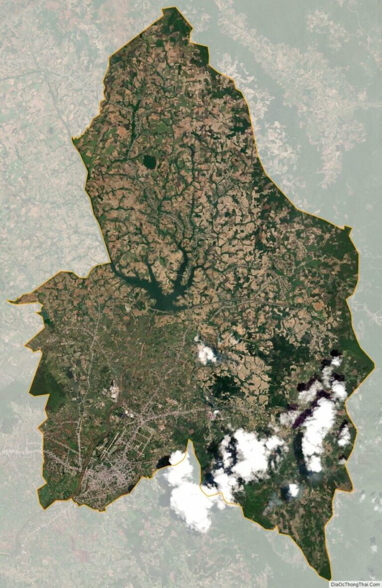 Bản đồ vệ tinh thị xã An Khê