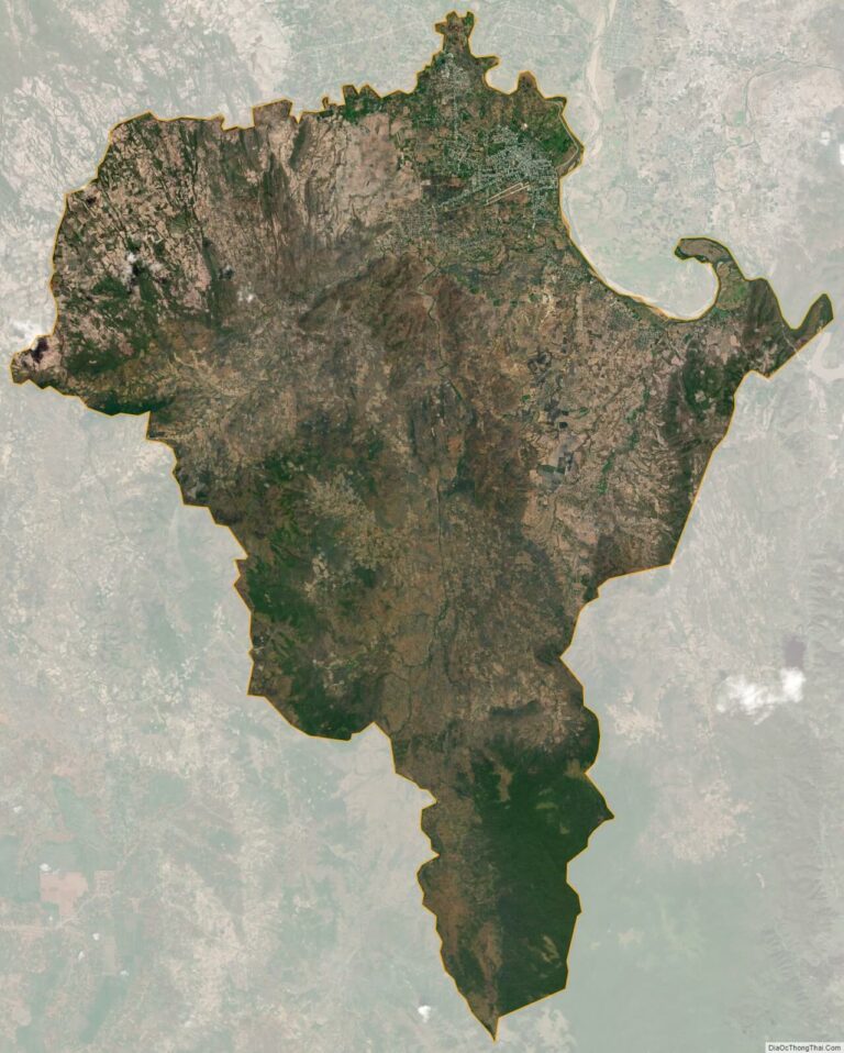 Bản đồ vệ tinh thị xã Ayun Pa
