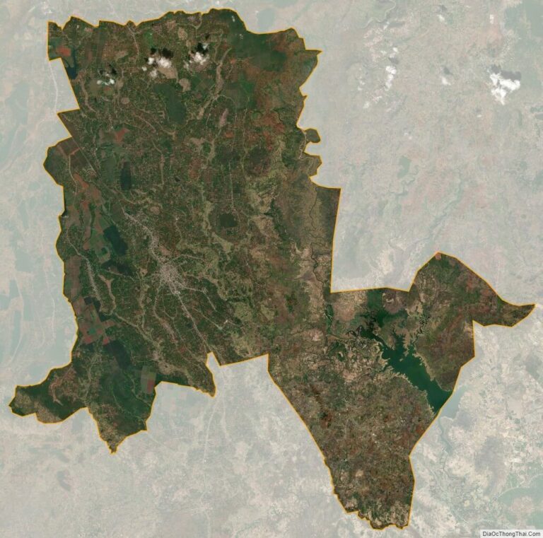 Bản đồ vệ tinh huyện Chư Sê