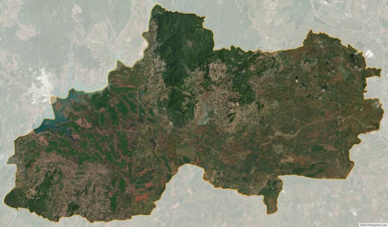 Bản đồ vệ tinh huyện Ia Grai