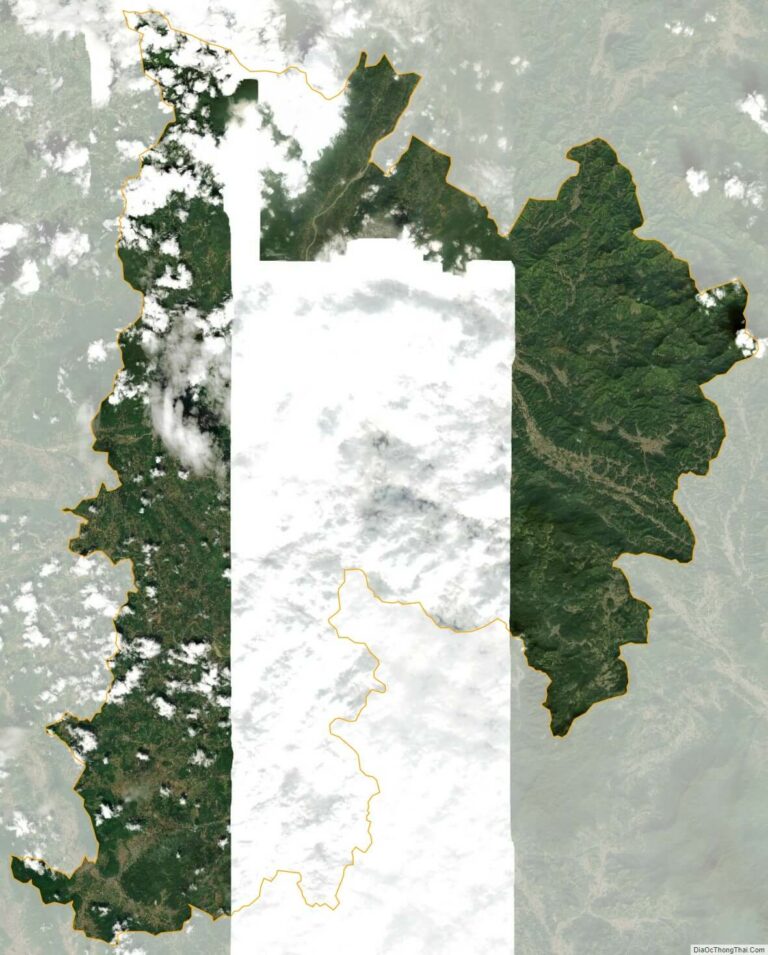 Bản đồ vệ tinh huyện Bắc Quang
