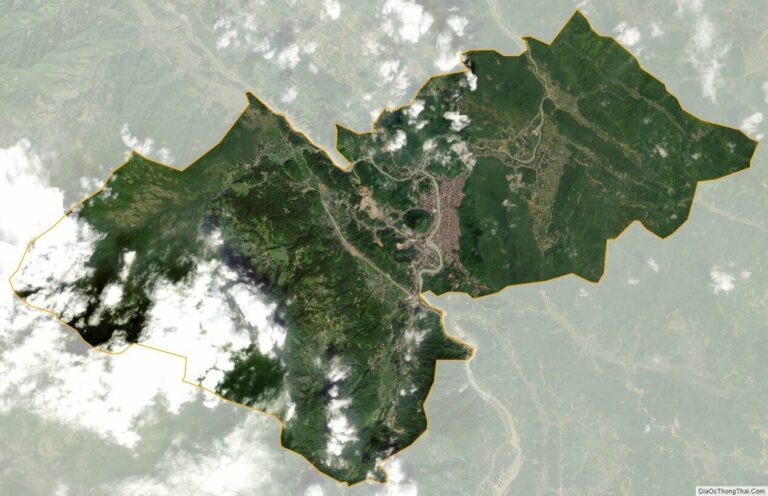 Bản đồ vệ tinh thành phố Hà Giang