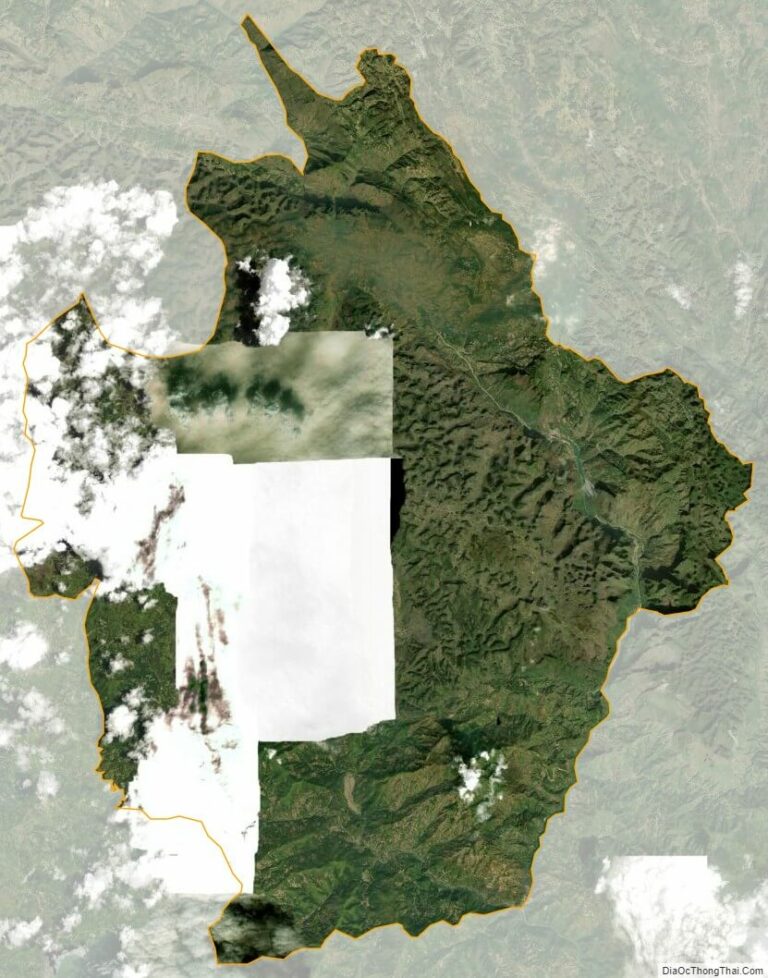 Bản đồ vệ tinh huyện Mèo Vạc