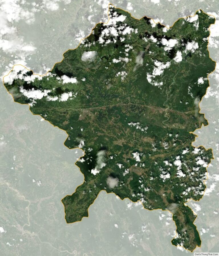 Quang Binh satellite map