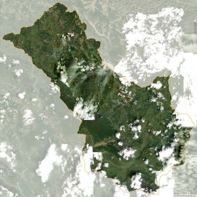 Yen Minh satellite map