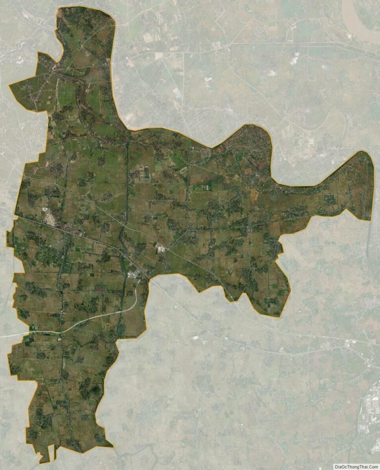 Bản đồ vệ tinh huyện Bình Lục